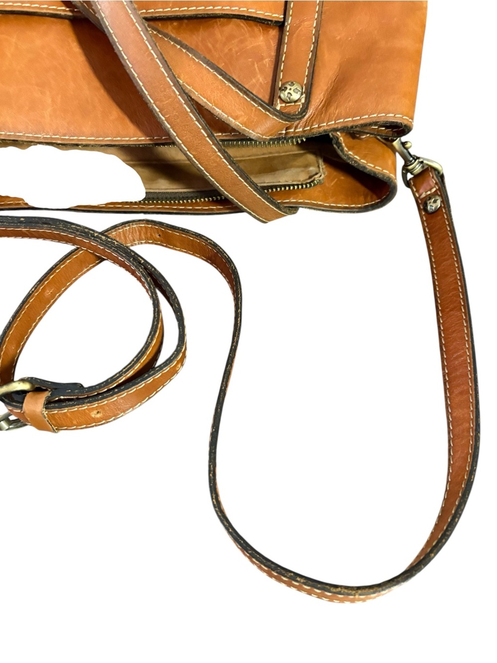 Patricia Nash Leather Crossbody Shoulder Bag Boho Satchel - Picture 8 of 16